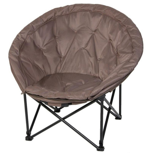 Кресло складное Green Days Лунный, полиэстер. серое до 120кг 107х50х96см (472451)