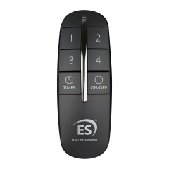 Пульт ДУ ES Y8 (4 канала) 4x1000W 33метра таймер черный контроллер в комплекте