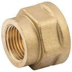 Муфта переходная латунная ф 1/2
