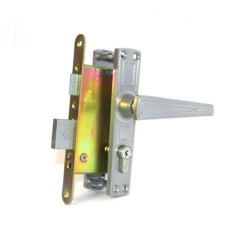 Замок врезной с руч. ЗВ4-3.01  (серебро) Зенит г.Димитровград (03445)