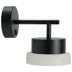 Светильник настенный FERON HL4600 OPAL GX53 черный(51685)