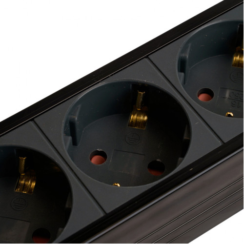 Фильтр сетевой Stekker 6 роз. 16A 1,8м черный HM22-61-02 Techno 50159