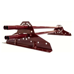 Снегозадержатель трубчатый Grand Line 1000 (RAL 3005 Винно-Красный)