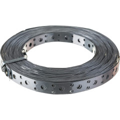 Лента монтажная перф. 17х0,55мм 25м.прямая LP-V17х0,55