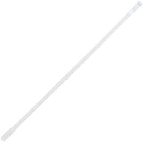 Карниз для ванной РЫЖИЙ КОТ алюм,телескопический 110-200см, белый (381796)