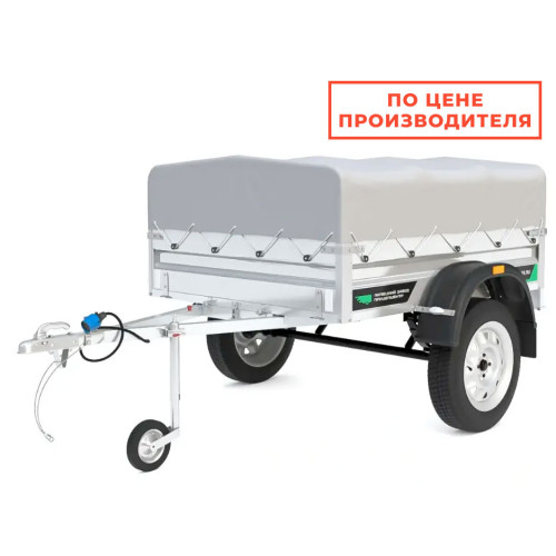 Прицеп ТИТАН 1713 (1700х1300, борт h=300, Тент+дуги h=300)