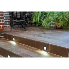 Плитка клинкерная напольная 298*298 Каир 4 темно-коричневая (м2)