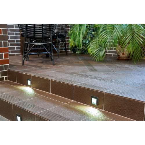 Плитка клинкерная напольная 298*298 Каир 4 темно-коричневая (м2)