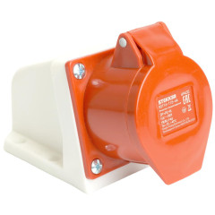 Розетка О/У STEKKER 3P+PE+N 16A IP44 ST-115 RST16-115-44 49435