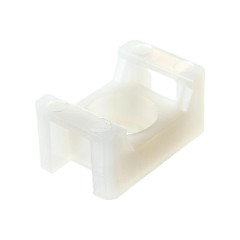 Площадка под винт 15х10 мм белые (уп.=100шт.) Fortisflex 62451