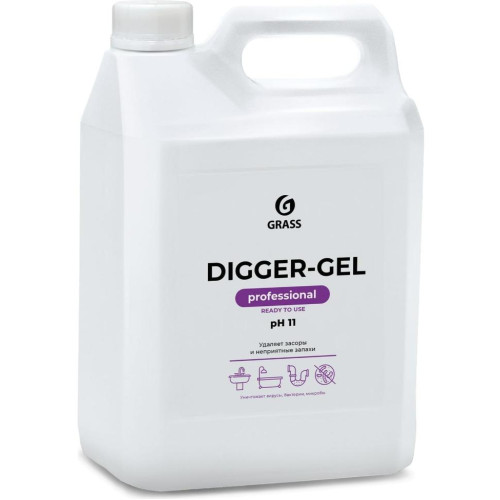 Средство GRASS DIGGER GEL для прочистки труб 5,3кг (125206)