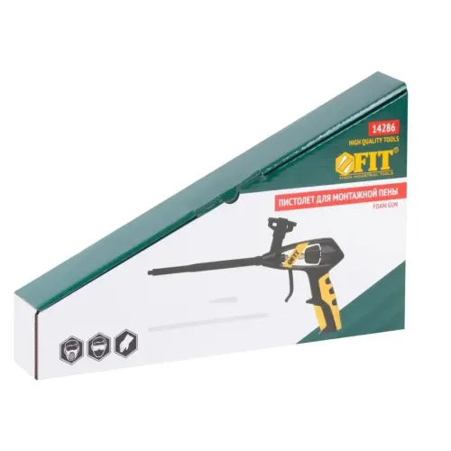 Пистолет для монтажной пены FIT Профи тефлоновое покрытие (14286)