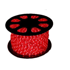 Дюралайт КОСМОС 1,6Вт/м красный, ф13мм, фиксинг KOC-DL-2W13-R 220В (шаг резки 2м!) (584801)