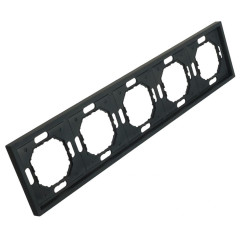 Рамка 5-пост ЭМИЛИ черный PFR00-5005-05