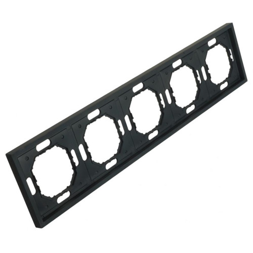 Рамка 5-пост ЭМИЛИ черный PFR00-5005-05