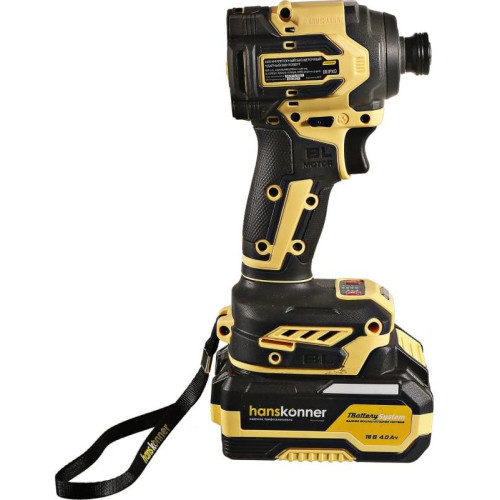 Винтоверт акб HANSKONNER HCD20280BLC 18В, ударный