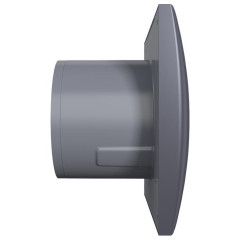 Вентилятор осевой D100 AURA 4C dark gray metal с обратным клапаном