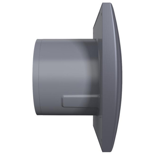 Вентилятор осевой D100 AURA 4C dark gray metal с обратным клапаном