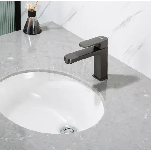 Смеситель для умывальника FRAP F1089-9, оружейная сталь