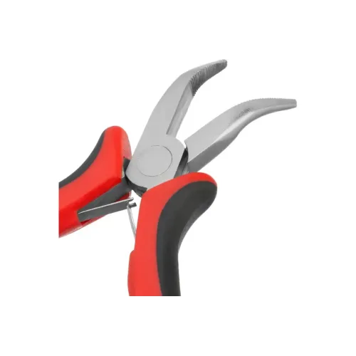 Длинногубцы MATRIX Mini 130 мм изогнуые (17812)