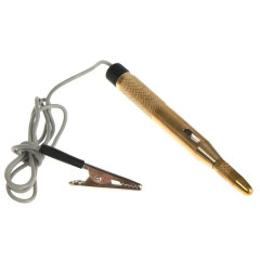 Тестер автомобильный 6-24 В, провод 60 см, металлический корпус (4483855)