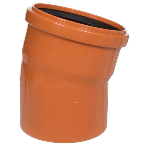 Отвод кан. наружний РЫЖИЙ РТП ф 110х15°