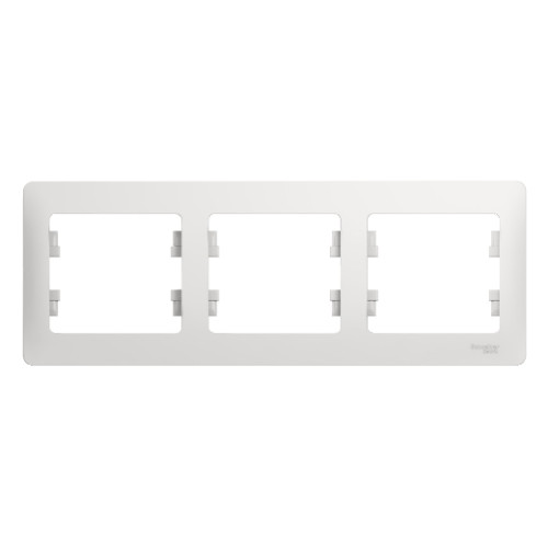 Рамка 3-пост.GLOSSA белый GSL000103 (458690)