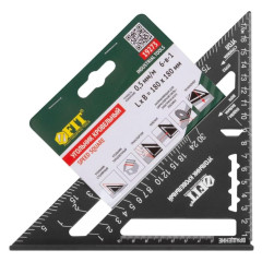 Угольник Свенсона FIT металл 180*180 мм (19273)