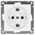 Розетка 2P+Е Universal Афина 16А бел.А0028