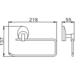 Держатель для туалетной бумаги FRAP F1603-2