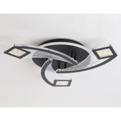 Светильник AMBRELLA FA4477/3 BK 62W(4650lm) 2000K-4000K-6000K d560 ПДУ, черный