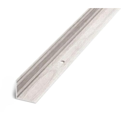 Профиль угловой 20*20 1,8 Ясень белый (Лука ПУ 05-1.1800.106)ВНУТР.