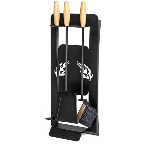 Набор для мангала GRATAR КН 0-1 на стойке (щетка для очистки очага, совок и кочерга)