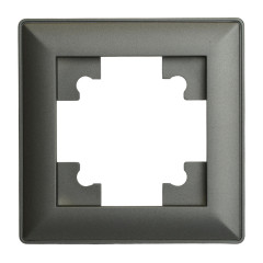 Рамка 1-пост Катрин графит PFR00-7001-06