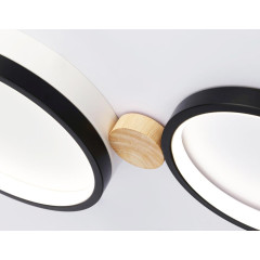 Светильник AMBRELLA FL4814/3 BK/WH 45W 3000K-6400K черный/белый