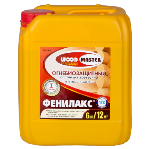 Препарат WOOD MASTER Фенилакс Огнебиозащитный состав 6кг