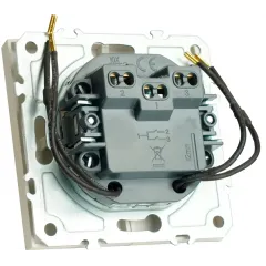 Выключатель 2-кл ЭМИЛИ с подсветкой белый RSW10-5102-01