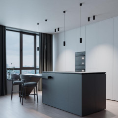 Светильник накладной ES 25012/01 GU10 чёрный