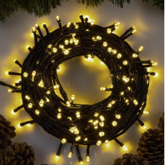 Гирлянда WINTER GLADE Нить 14м теплый белый свет 700LED (1221933)