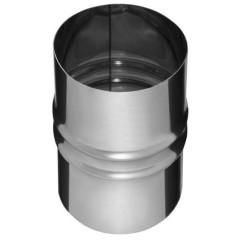 Дымоход адаптер ПП 0,8мм Ф115 нержавеющая сталь (Феррум)