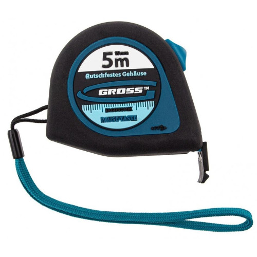 Рулетка GROSS Ergonomisch магнитная 5 м*19 мм (31102)