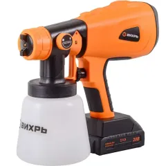 Акк краскопульт ВИХРЬ АКП-20Li (в комплекте 1 АКБ и ЗУ) (72/17/5) (*15)