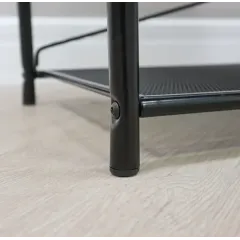 Полка для обуви Гранада 13В НБК 2 полки, 45х31х50см с сиденьем черный (272833)