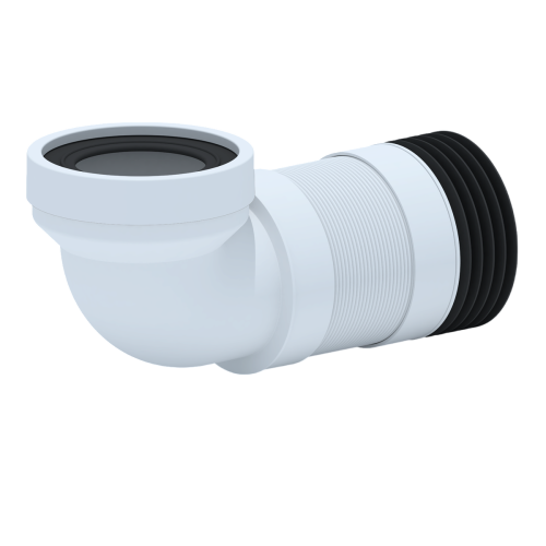 Гибкий удлинитель для унитаза АНИПЛАСТ КR719 ф110 с углом 90*