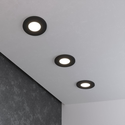 Свет. точ. ES 125 MR16 влагозащитный черный/матовый(*1)