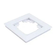 Рамка 1-пост Катрин стекло белый GFR00-7001-01