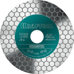 Диск алмазный KRAFTOOL CHAMFER шлифовально-отрезной 125х22,2мм (36689-125)
