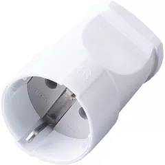 Розетка 2P+E 16А на кабель белая STEKKER PST16-40-200 328