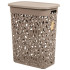 Корзина для белья 35 л прямоуг. фр. серая Idea Флора М 2620