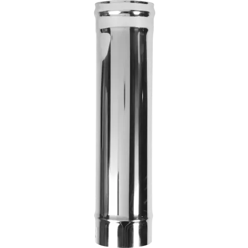 Дымоход труба 0,8мм Ф120 L=0,5м нержавеющая сталь (Corax)